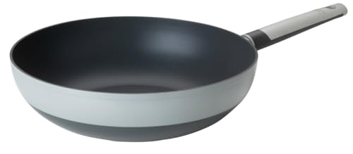 Tasty Nieprzywierająca patelnia wok dwukolorowa, 28 x 7,8 cm – kute aluminium, nadaje się do płyt indukcyjnych, uchwyt Soft-Touch