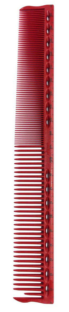 Zdjęcia - Szczotka do włosów Y.S. Park , grzebień do włosów z linijką, model G45, czerwony 