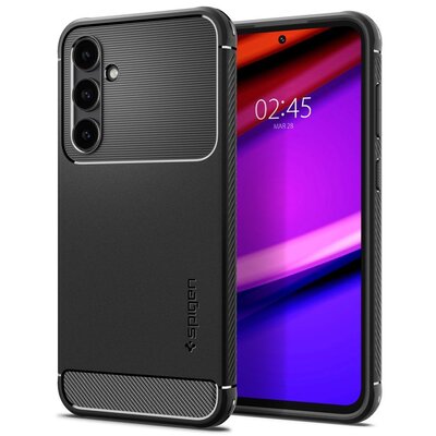 Etui SPIGEN Rugged Armor do Samsung Galaxy S23 FE Czarny matowy