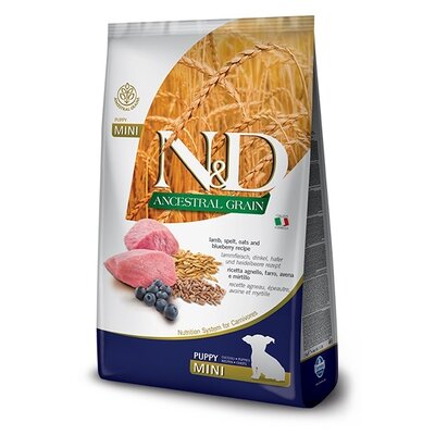 Farmina N&D Low Grain Lamb & Blueberry Puppy Mini 7 kg