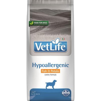 Farmina Vet Life Hypoallergenic Fish&Potato 12 kg