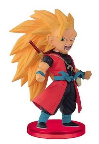 super dragon ball heroes - wcf vol 2 - ss3 son goku xeno - 7cm