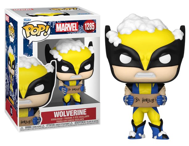 marvel holiday - pop n° 1285 - wolverine with sign
