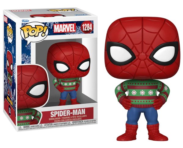 marvel holiday - pop n° 1284 - spider-man (sweater)