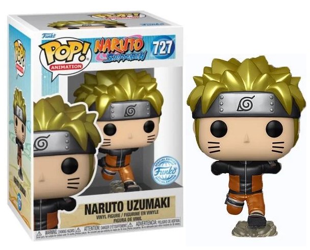 naruto - pop n° 727 - naruto running metalic effect special edition