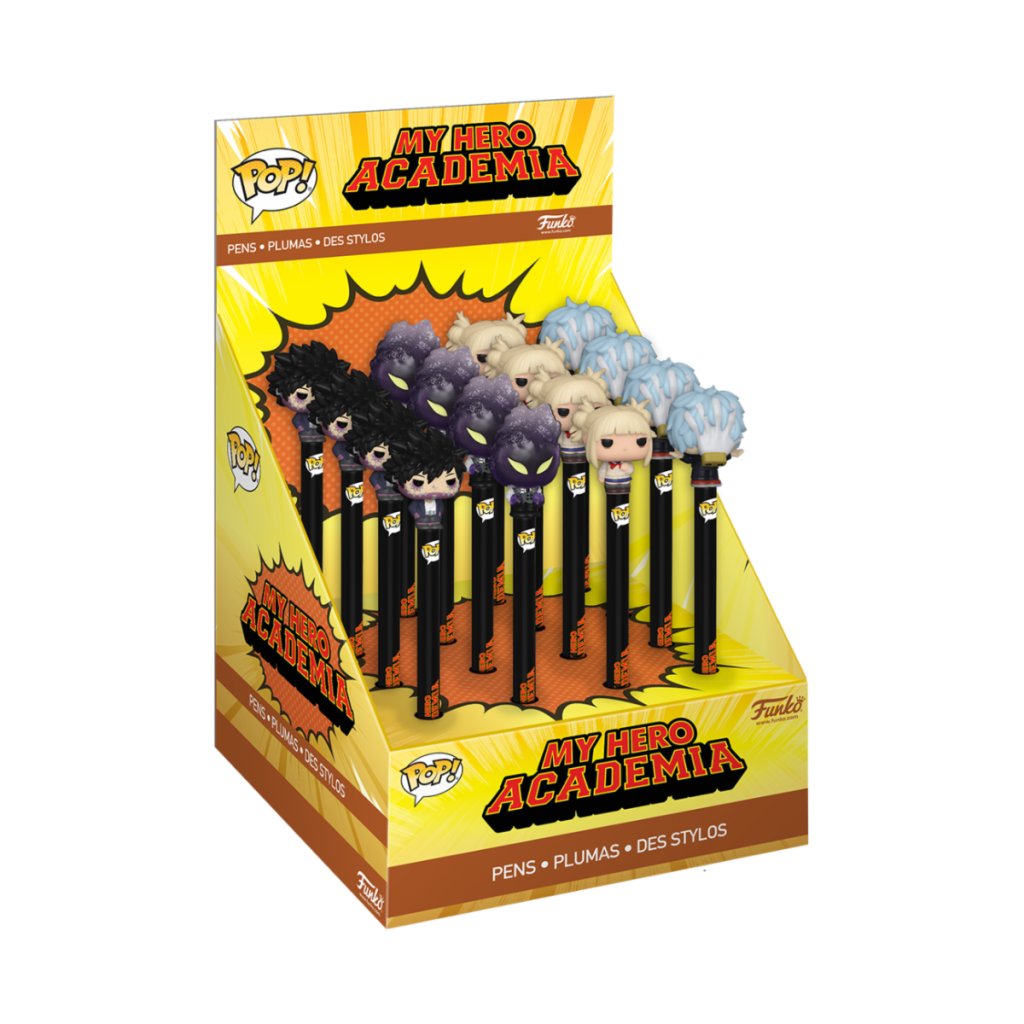 my hero academia - pen toppers dislay funko pop (box 16 pcs)