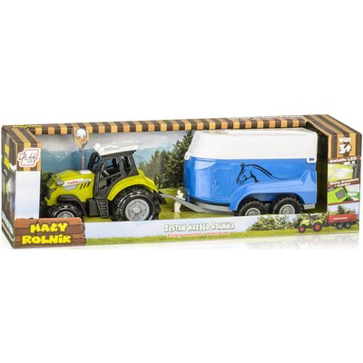 Traktor z przyczepką dla koni - Daffi