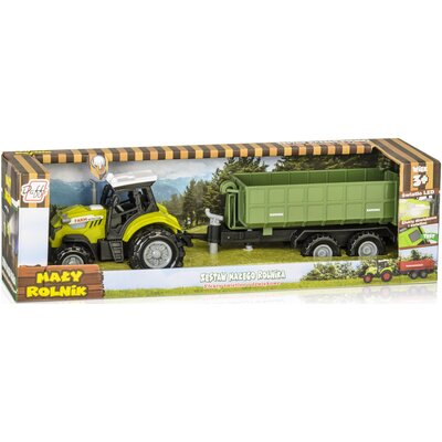 Traktor z przyczepą wywrotką rozdrabniacz - Daffi