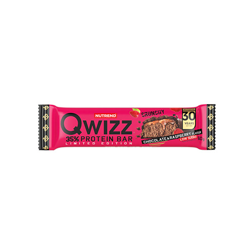 Фото - Інше спортивне харчування Nutrend Baton QWIZZ Protein Bar - 60g - Chocolate Raspberry - Batony 