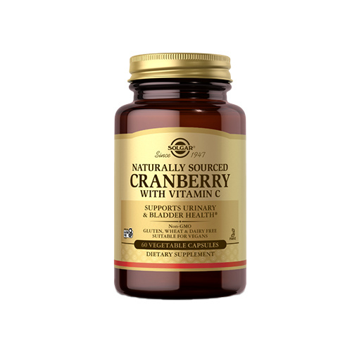 SOLGAR Cranberry With Vitamin C - 60vcaps - Żurawina z witaminą C