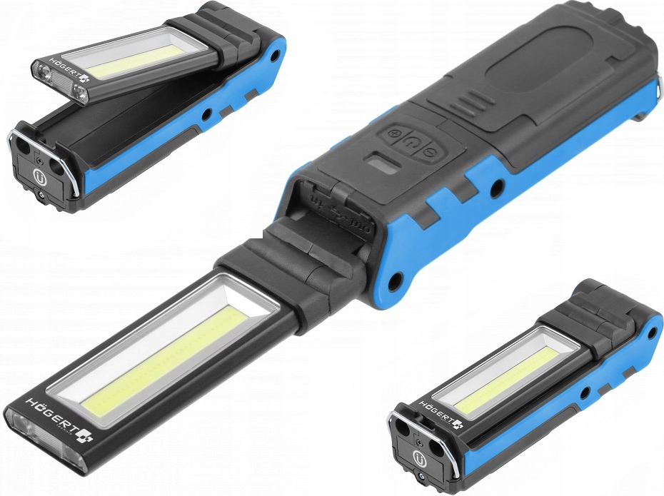 Hogert Lampa Warsztatowa Rozkładana Latarka Usb
