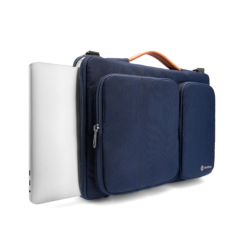 TomToc Holder-Strap Bag torba do MacBooka Pro 14'' (granatowy)