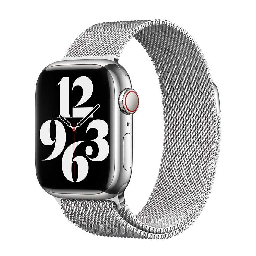 Zdjęcia - Pasek do smartwatcha / smartbanda Apple Pasek wymienny  41mm stříbrný milánský tah  (MTJN3ZM/A)