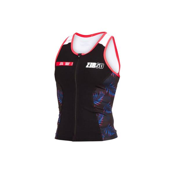 ZEROD Koszulka triathlonowa damska RACER SINGLET the island