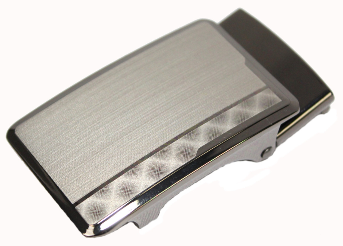 Klamra Do Paska Męskiego Wizytowego Z Mechanizmem Samozaciskowym SREBRNA AUTOMAT/SAMOZACISK Garnitur 35 mm KASZ35/42