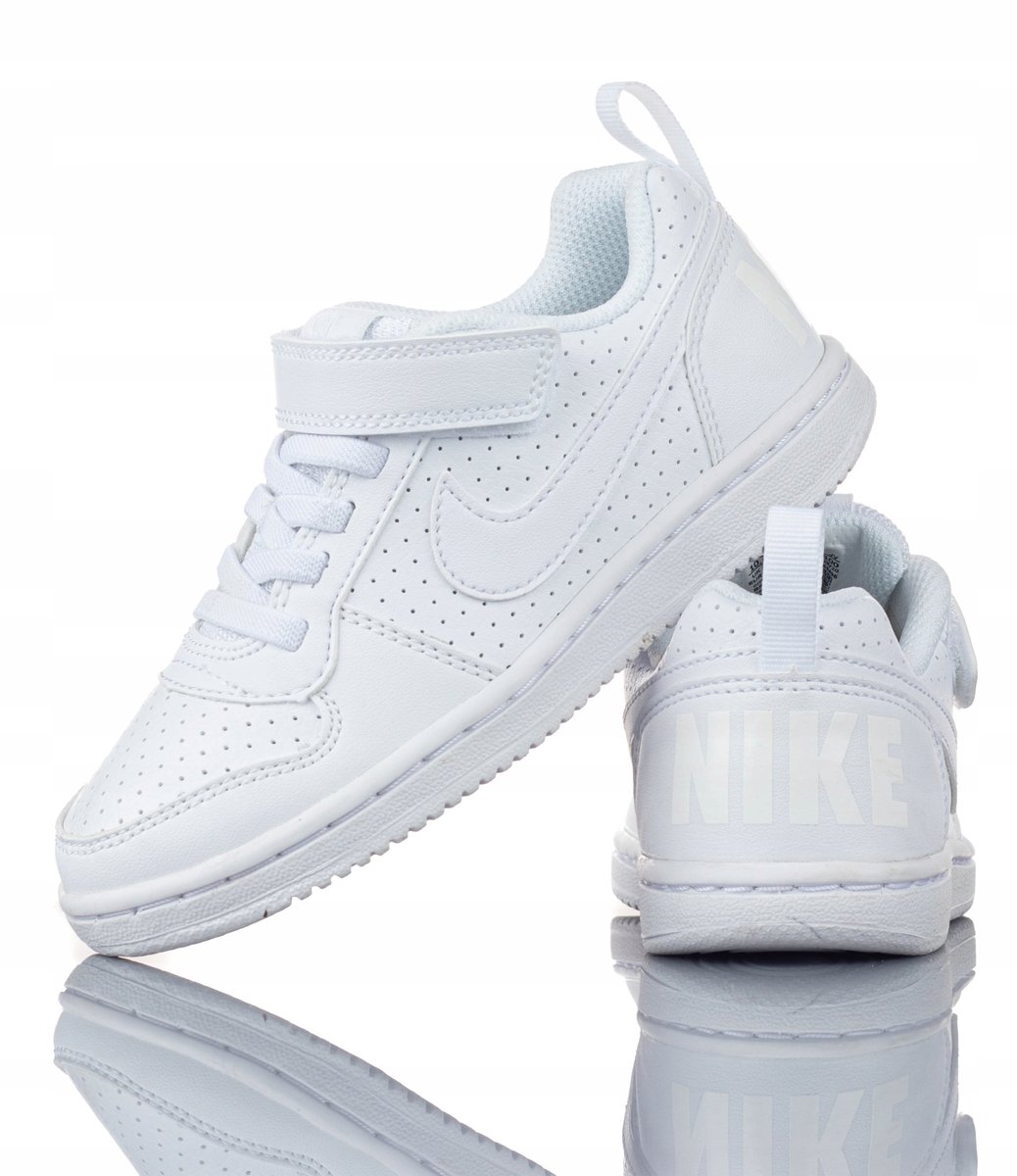 Buty Dziecięce Nike Court Borough Białe New R-27,5