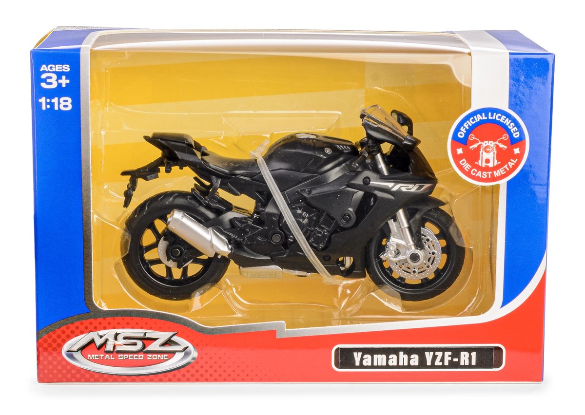 MSZ 1:18 YAMAHA YZF-R1/czarny