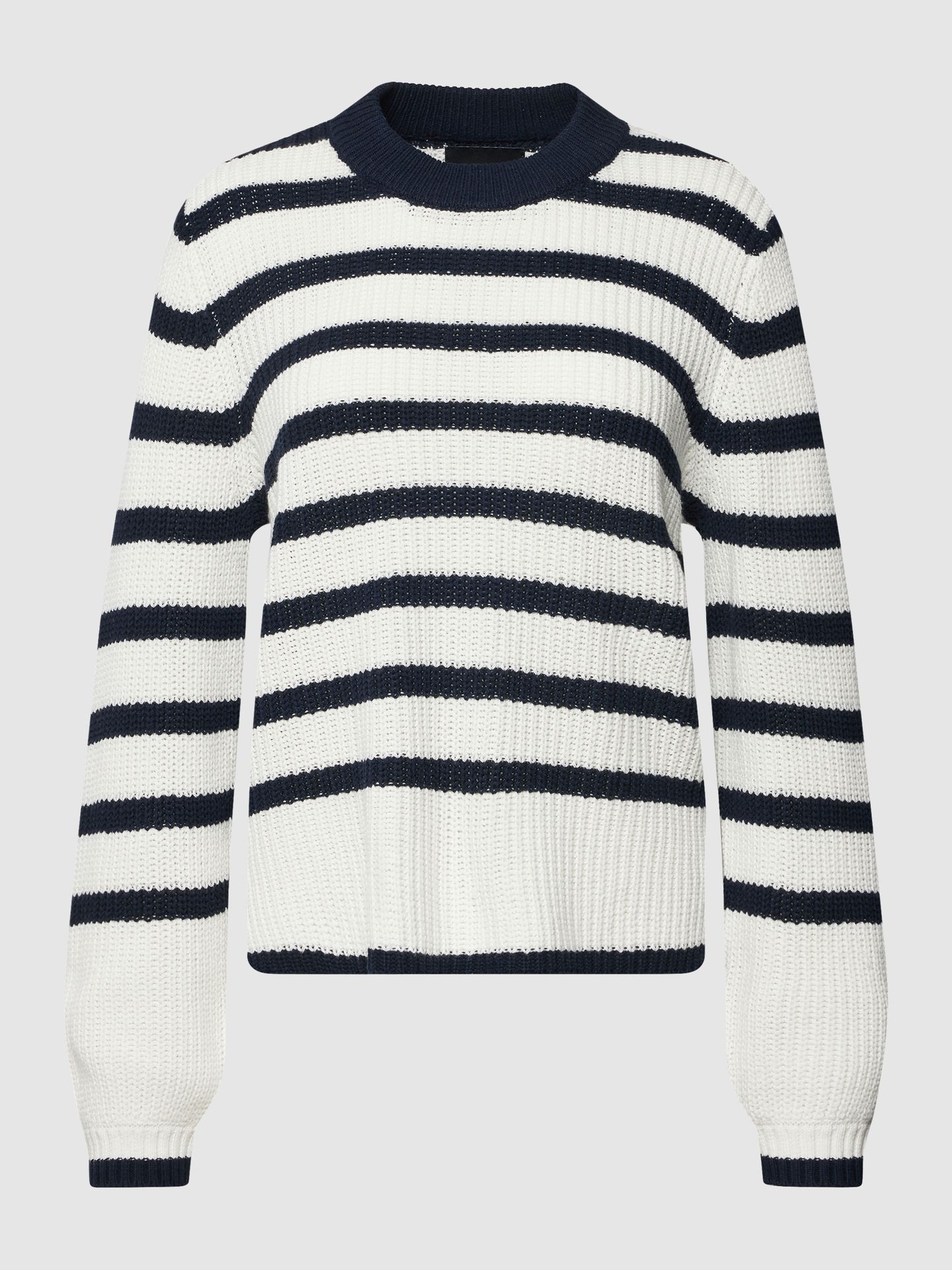 Sweter z dzianiny ze wzorem w paski model ‘TRISTA’