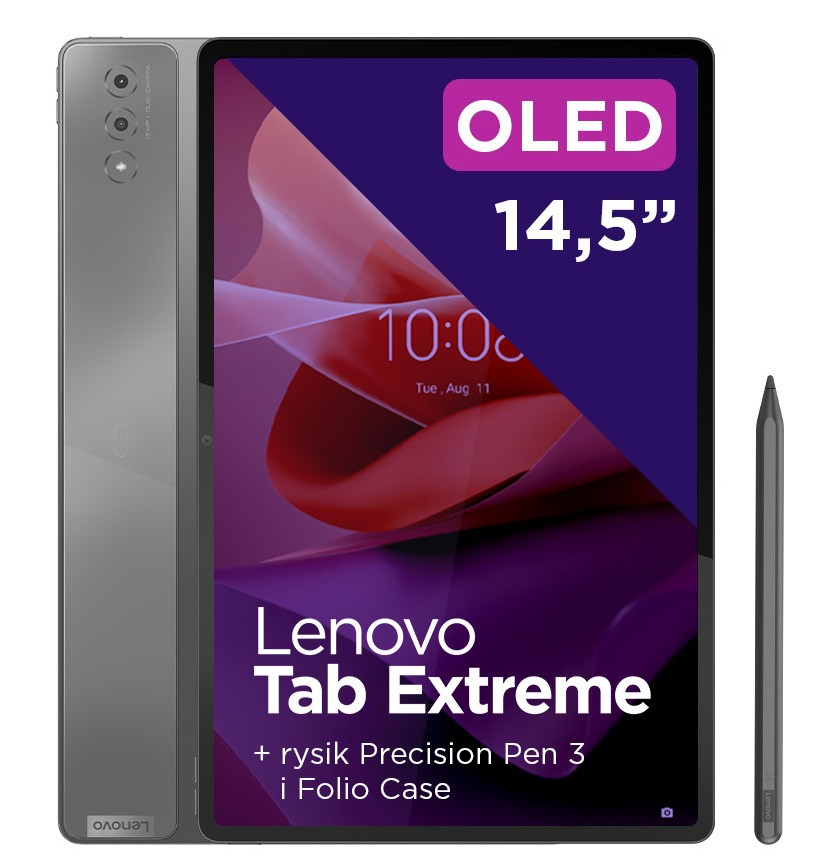 Lenovo TAB Extreme (TB570FU) 12/256GB WiFi (ZACF0020PL) szary + rysik