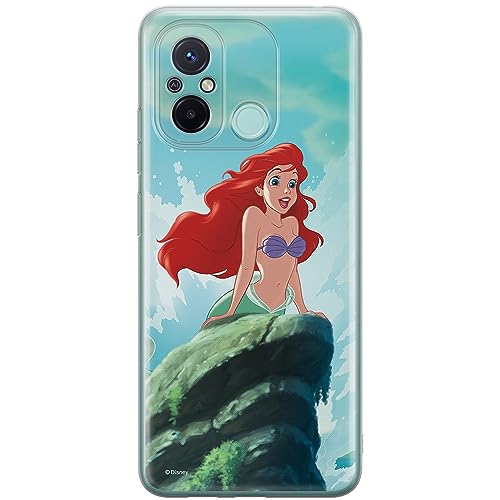 ERT GROUP etui na telefon Xiaomi REDMI 12C/ REDMI 11A, case oryginalny i oficjalnie licencjonowany przez Disney, wzór Ariel 001, optymalnie dopasowane, plecki z TPU