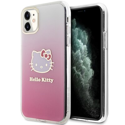 Etui HELLO KITTY IML Gradient do Apple iPhone 11/XR Różowy