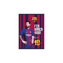 Zeszyt z marginesem A5 FC Barcelona kratka 32 kartki