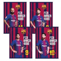 Zeszyt z marginesem A5 Fc Barcelona kratka 60 kartek