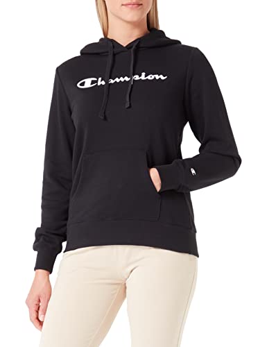 Champion Damska bluza z kapturem Legacy American Classics Powerblend Terry Logo, Czarny, XL