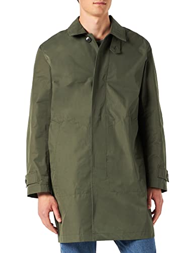 s.Oliver BLACK LABEL Męski płaszcz 160.10.202.16.151.2116212 z długim rękawem, Comfort FIT, khaki/Oliv, 44