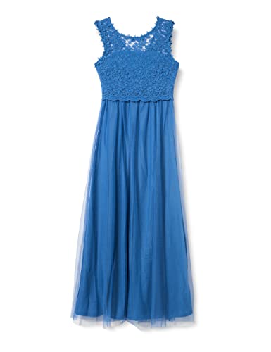 Vila Kobiety Vilynnea Maxi Dress Sukienka, Niebieski, 36