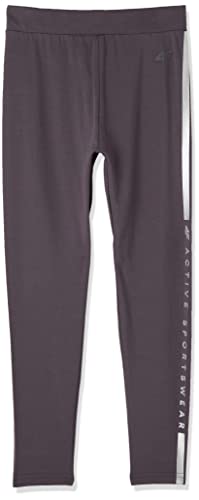 4F Dziewczęce dziewczęce legginsy Jleg002 Tights, ciemnoszare (40), 164 cm, ciemnoszary (40), 164 cm