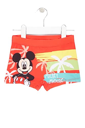 Disney Boxer lub chłopięce spodenki kąpielowe zestaw kąpielowy, czerwony, 6 lat, Czerwona