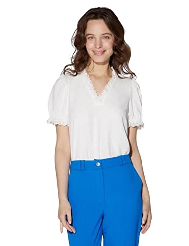 Naf Naf Josie MC Koszulka damska, Ecru, M