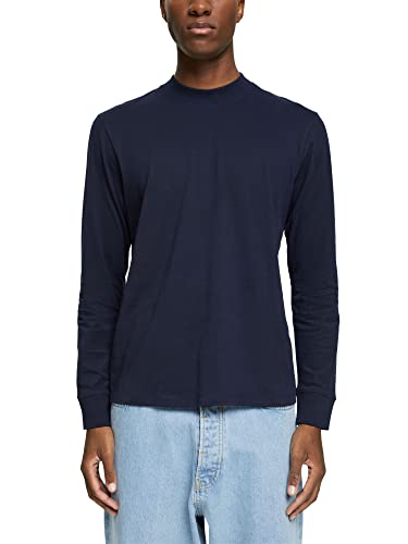 edc by ESPRIT Męski t-shirt 092CC2K306, 400/NAVY, standardowy