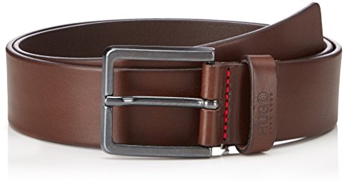 HUGO Pasek męski Gionio_Sz40, Brązowy (ciemnobrązowy 202), 115