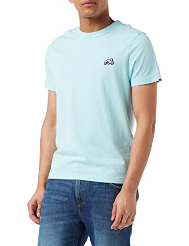 Kings of Indigo T-shirt męski Darius, Niebieski (Chest Carp Sky Blue 8138), L