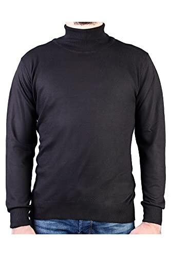 Bonamaison Men's TRMRVN100066 sweter męski, czarny, S