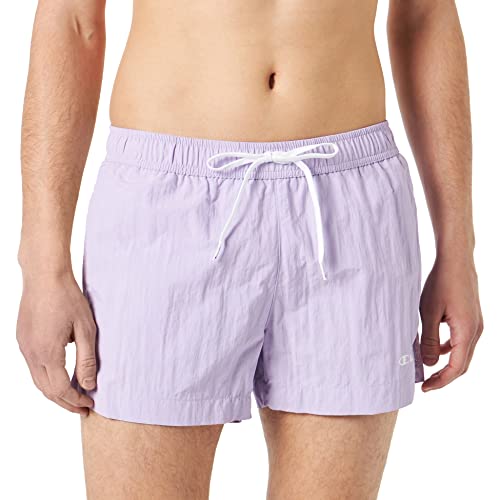 Champion Męskie Legacy Szorty plażowe Ac Małe Logo Krótkie Kąpielówki, Lawenda, S