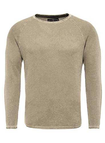 KEY LARGO sweter męski thomas, Piaskowy (1005), XL