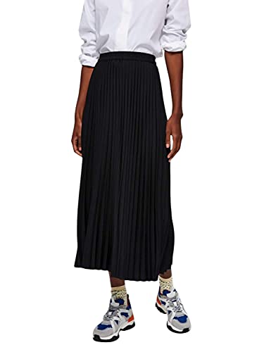SELECTED FEMME Damska spódnica Slfalexis Mw Midi Noos, Czarny, 66 PL