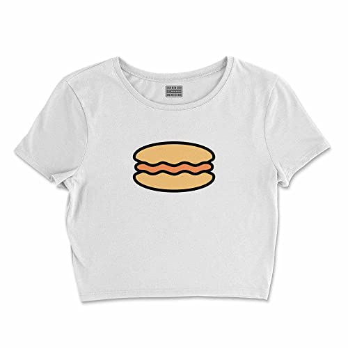 Bona Basics, Koszulka damska z nadrukiem cyfrowym,%100 bawełna, biała, casualowa, topy damskie, rozmiar: XL, biały, XL Krótki