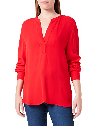 s.Oliver BLACK LABEL Bluzka damska z długim rękawem, RED, 38, czerwony