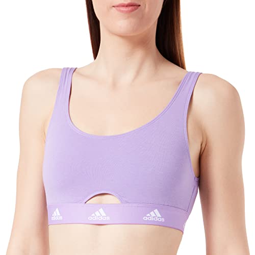adidas Damska braletka typu stanik, fioletowy, XS