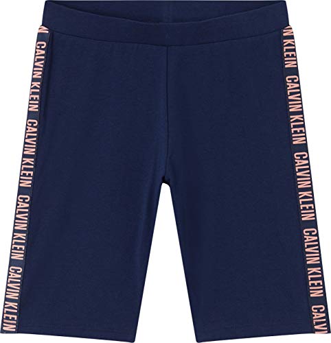 Calvin Klein Dziewczęce legginsy od piżamy, Navy Iris, 10-12 Lat