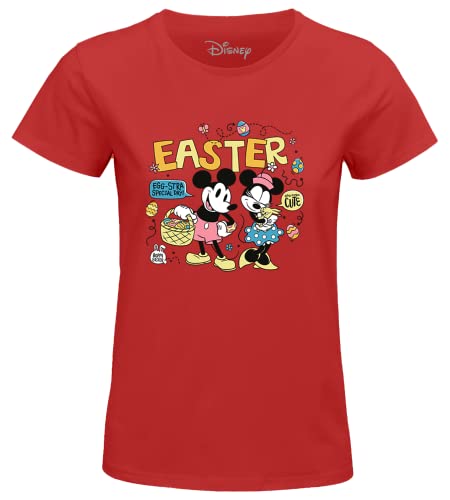 Disney Koszulka damska, Czerwona, M