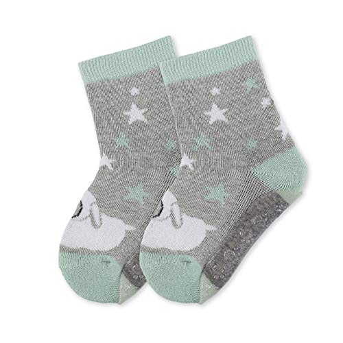 Sterntaler Unisex Baby FLI Air Stanley skarpety, Srebrny mel., 23-24 EU
