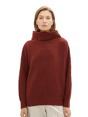 TOM TAILOR Sweter damski, 30337 - Raisin, S