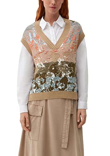 s.Oliver Sweter damski, pomarańczowy, 40, pomarańczowy, 40