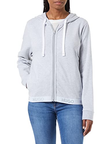 HUGO Damska kurtka sportowa z logo Sportowe, Medium Grey33., S