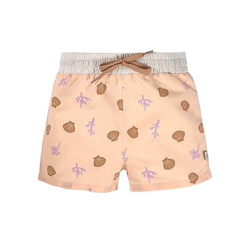 LÄSSIG Szorty kąpielowe dla dzieci, zintegrowana pielucha do pływania, ochrona przed promieniowaniem UV/Boardie Shorts Corals Peach Rose, 25-36 miesięcy, rozmiar: 98, Rosa, 98